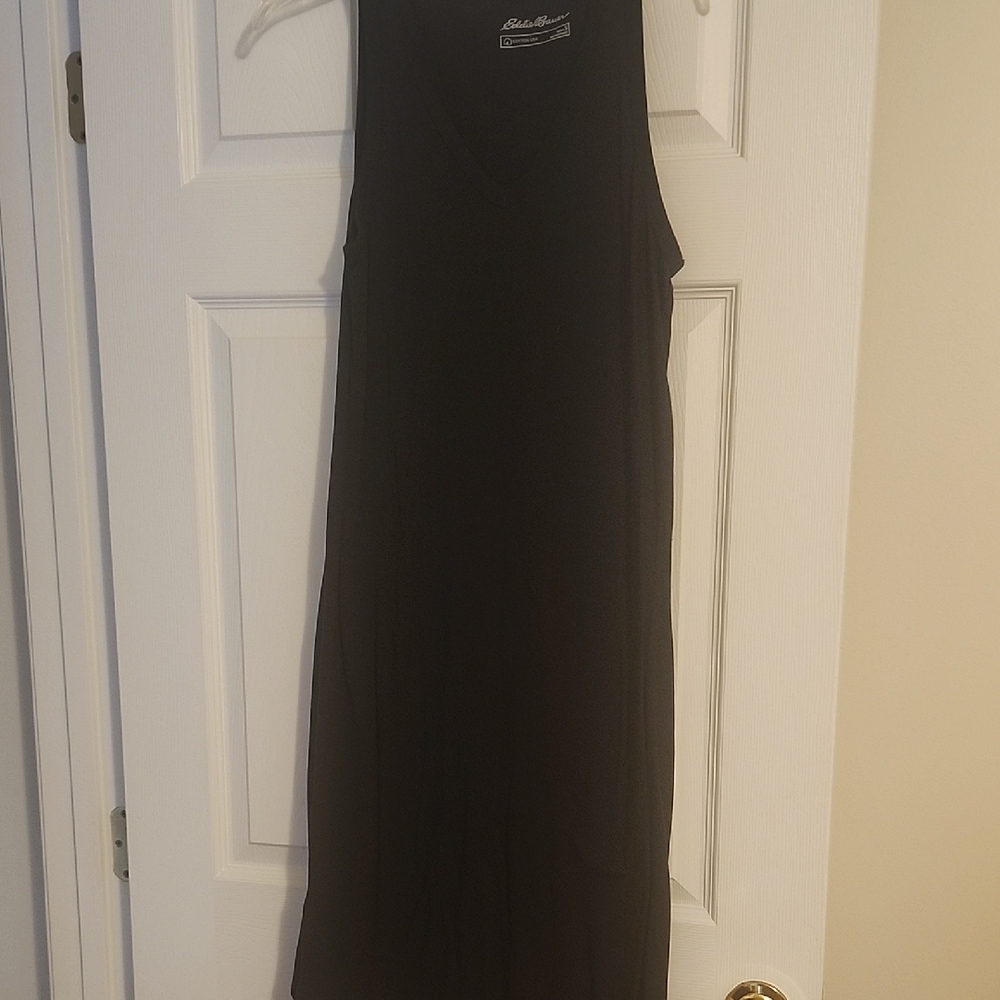 Eddie Bauer Black Cotton Dress